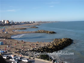 playas de la ciudad de Mar del Plata